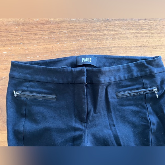 PAIGE Ultra Skinny black Stretch Pants Size 28. Good condition. - Picture 4 of 6